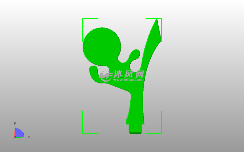 小人手机支架俯视图