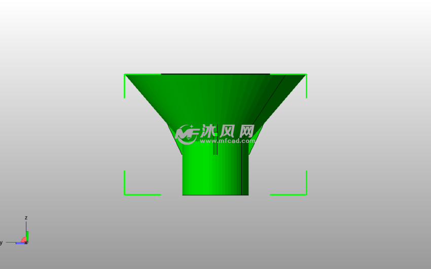 家庭漏斗模型主视图