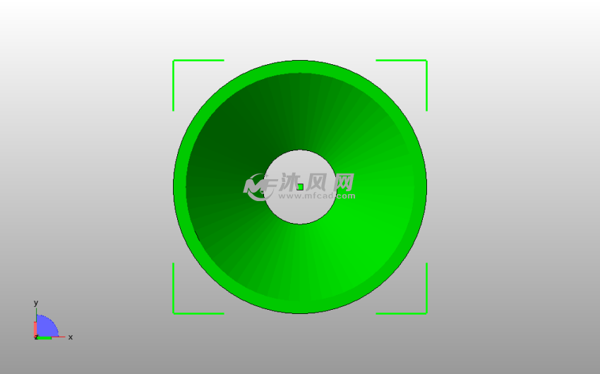 家庭漏斗模型俯视图