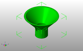 家庭漏斗模型斜视图