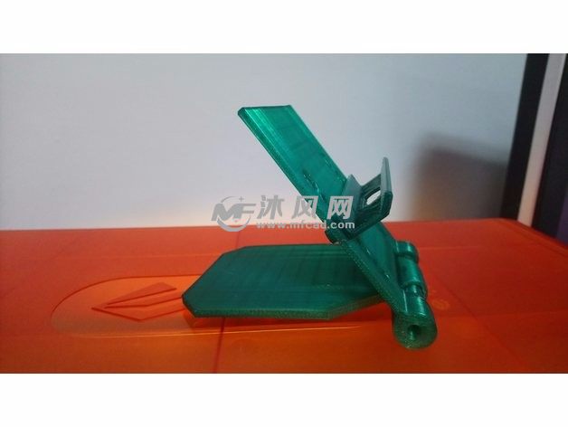 可调角度手机支架侧视图