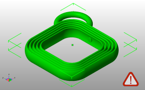 圣诞装饰陀螺仪斜视图