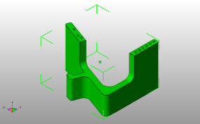 双色手机支架右斜视图
