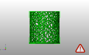  圆柱镂空灯罩主视图