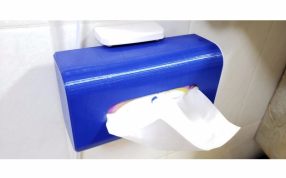 纸抽盒子模型主视图