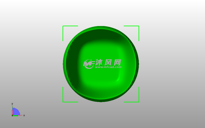 北欧风花盆俯视图