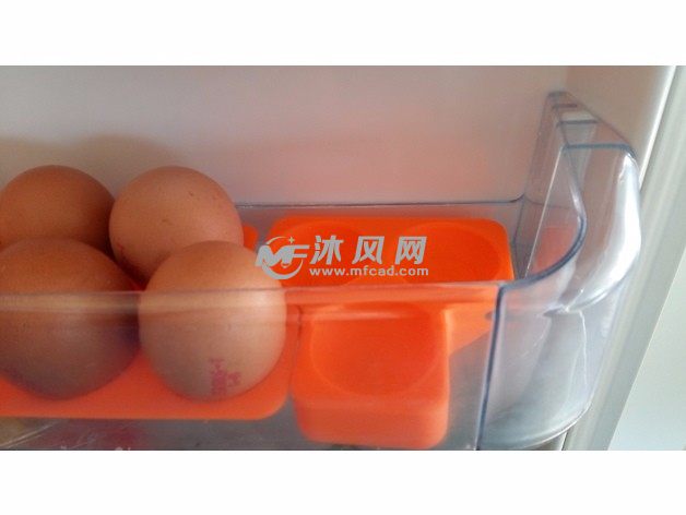 鸡蛋架模型侧视图
