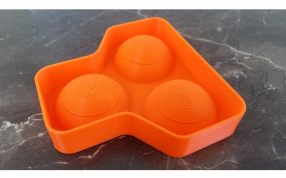 鸡蛋架模型底视图