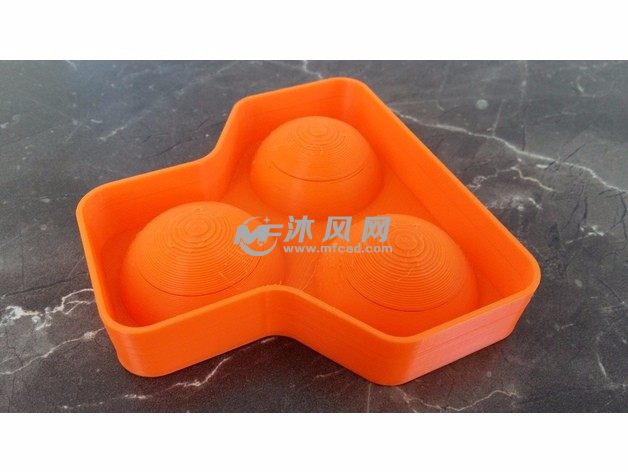 鸡蛋架模型底视图