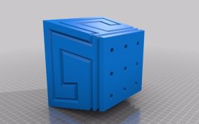 罗马花盆模型模型图