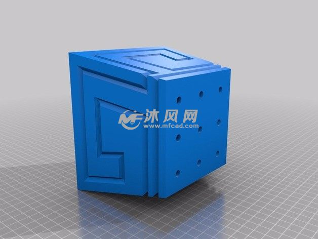 罗马花盆模型模型图