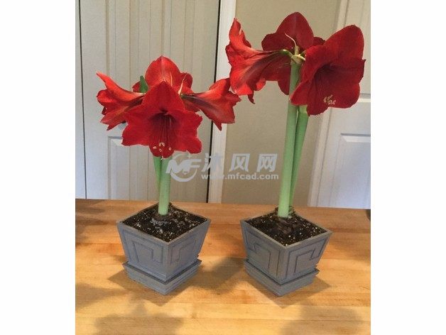 罗马花盆模型实物图