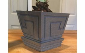 罗马花盆模型主视图