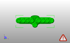  玩具烛台模型俯视图