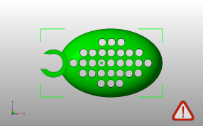 悬挂肥皂盒底视图