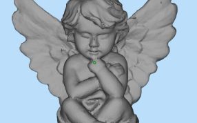 天使挂件三维模型