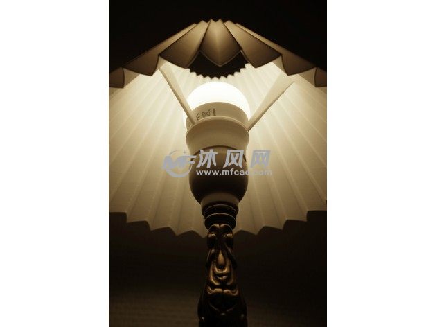 经典灯罩模型俯视图