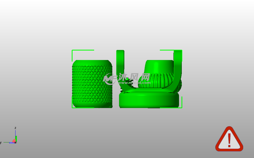 马萨基按摩棍侧视图