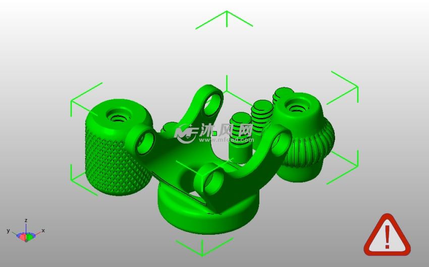 马萨基按摩棍斜视图