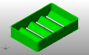 无底肥皂盒模型斜视图