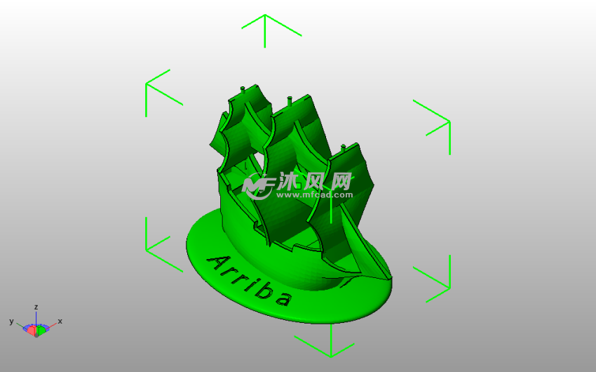  一帆风顺小船斜视图