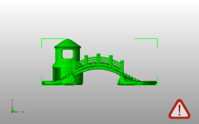 鱼缸装饰件侧视图