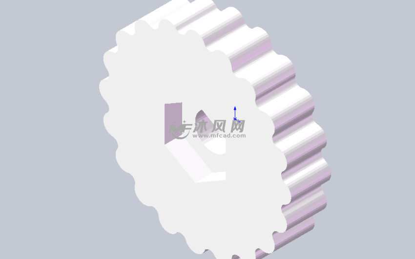 滚轮六边形内孔