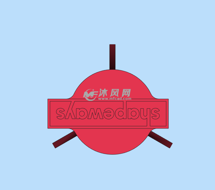 披萨放置架正面