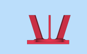 披萨放置架侧面