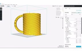 3D打印螺旋杯子打印图