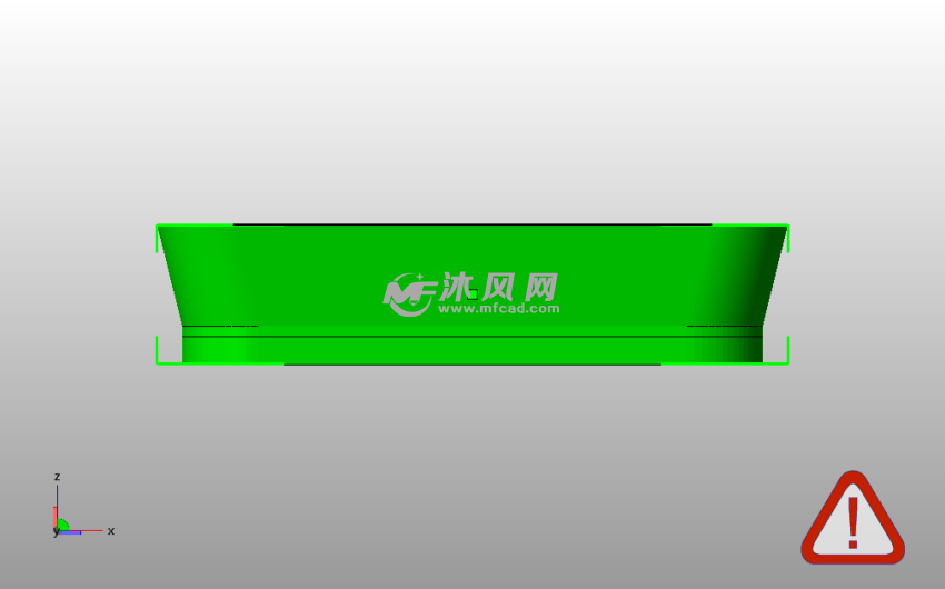 肥皂盒模型主视图