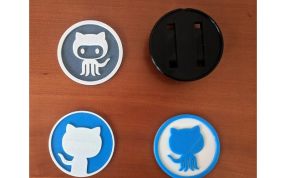 两种颜色杯垫实物图