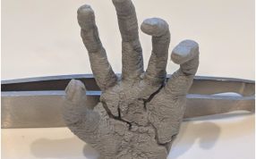 裂纹手掌模型实物图