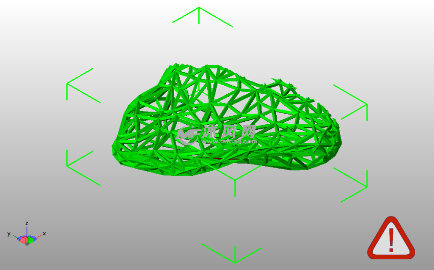 镂空大象灯罩耳朵一侧