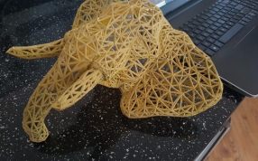 镂空大象灯罩组装图