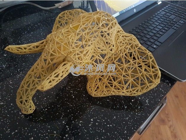 镂空大象灯罩组装图