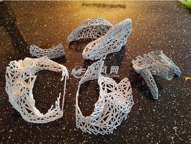 镂空大象灯罩零件图