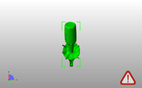 倾倒啤酒摆件俯视图