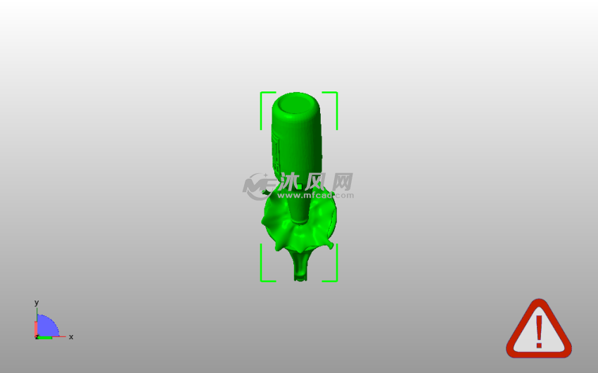 倾倒啤酒摆件俯视图