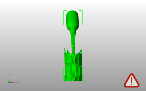 倾倒啤酒摆件主视图