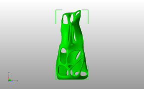 螺旋镂空北欧风花瓶主视图