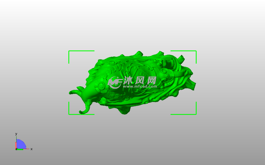 牛气冲天模型俯视图