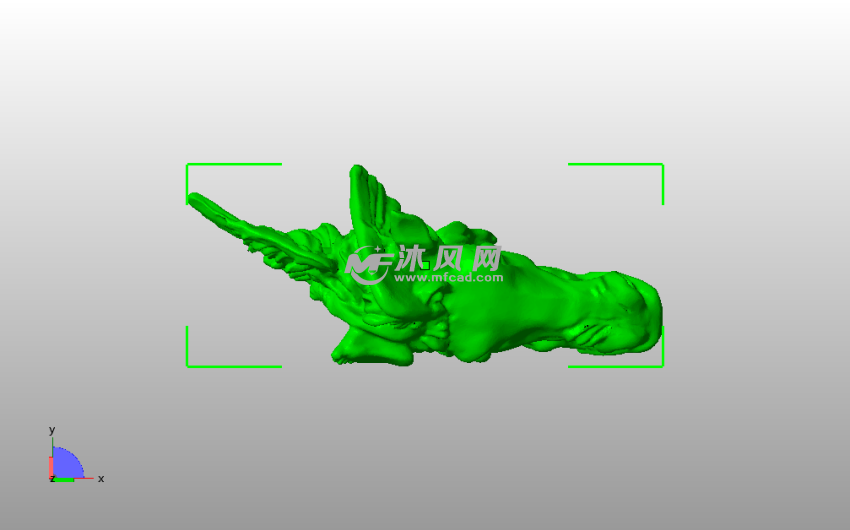 人头马面模型俯视图