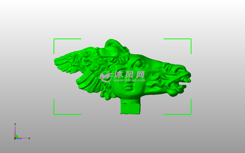 人头马面模型主视图