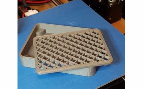 小肥皂盒模型滤网与盒子