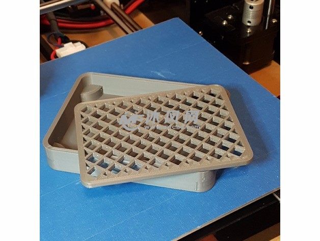 小肥皂盒模型滤网与盒子