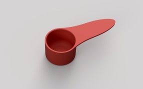 小勺子模型俯视图