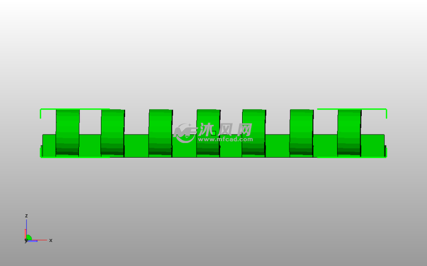 衣服帽子挂钩俯视图
