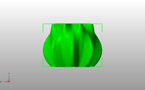 杂物桶模型侧视图