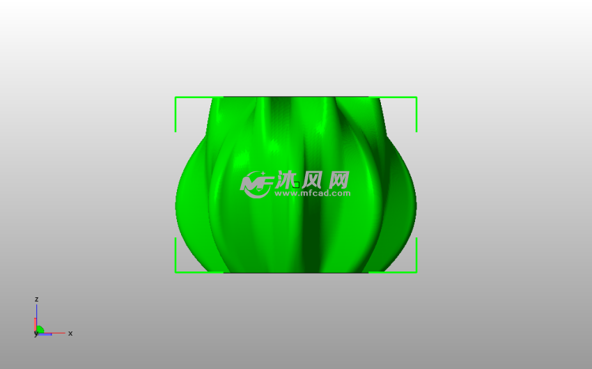 杂物桶模型主视图